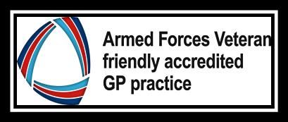 Veteran friendly gp practice banner
